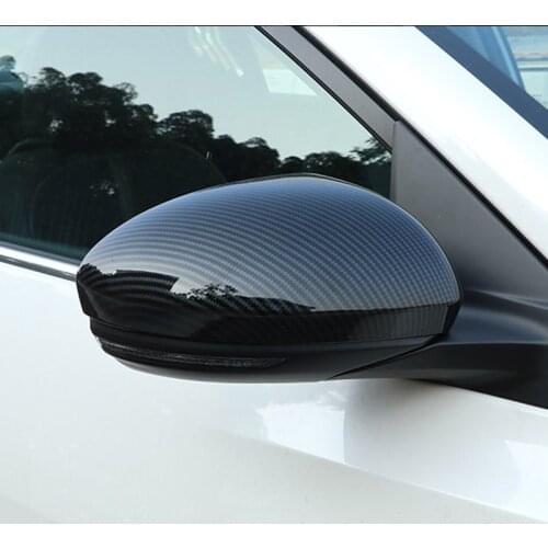 For Nissan Note E-power 2021 ABS Carbon Fiber Rear View Mirror Cap Side Wing Mirror Cover Caps Side Mirror Cover Car Accessories