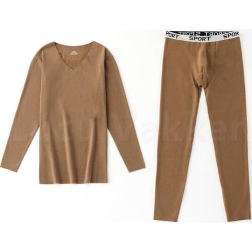 Men Thermal Underwear Sets Warm Long Johns Autumn Winter Thermo Underwear Set Male Thermal Clothing Suit Inner Wear Plus Size