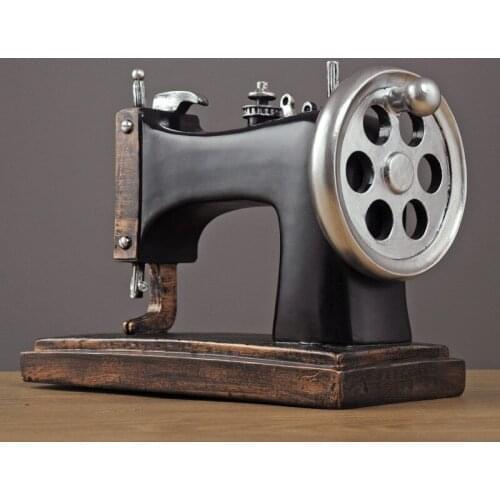 Creative nostalgic sewing machine model decoration trinkets grocery store clothing store window props American style