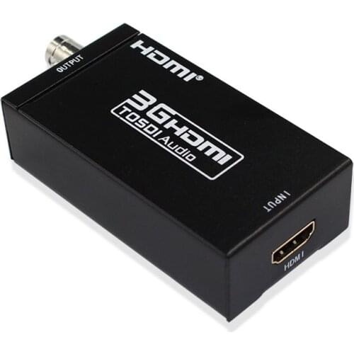 Mini HDMI TO SDI Converter 3G Full HD 1080P HDMI to SDI Adapter Video Converter with Power Adapter for Driving HDMI Monitors