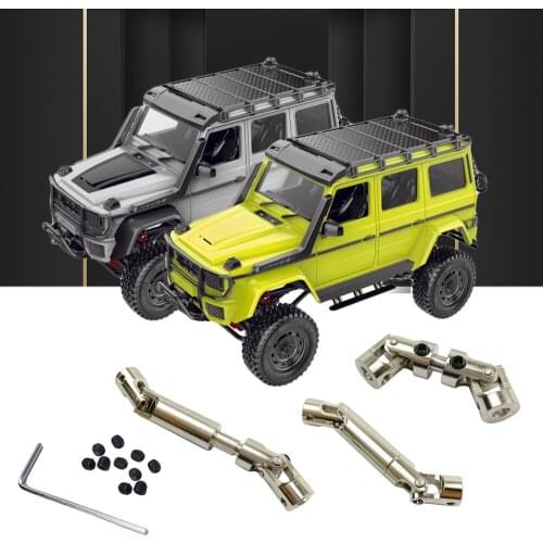 For MN Model G500 Mercedes Brabus Modified Upgrade Metal Spline Transmission Shaft Universal Joint 1:12 RC Car Upgrade Accessory