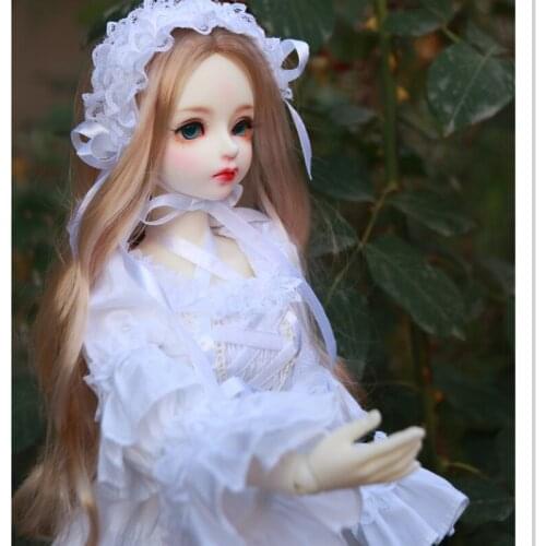 Fashion Girl Doll Clothes Dress for Dolls BJD 1/4 1/3 1/6 Dolls Accessories,Cute Dolls Clothes Handmade BJD MSD Clothes