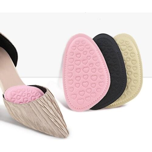 Sponge Forefoot Pad Soft Breathable Invisible Half Yard Pad Non-slip Shock Absorption Massage Female High-heeled Shoe Sole Pad