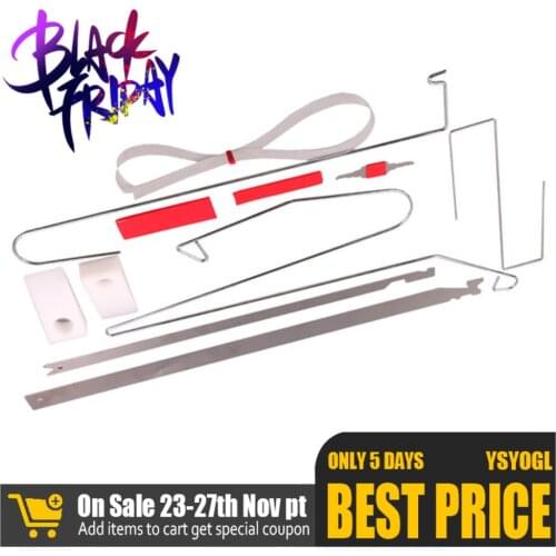 9pcs Car Lock Out Emergency Tool Kit Universal Unlock Door Open Tool Special Car Repair Tools Auto Door Maintenance Tools