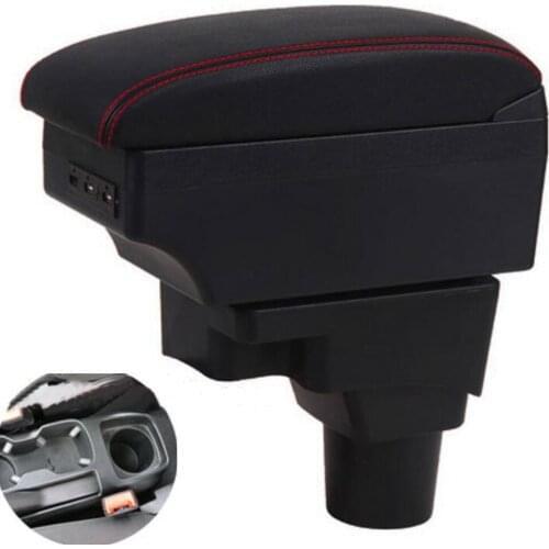 For Chevrolet AVEO Sonic armrest box central Store content Storage box armrest box with cup holder USB interface