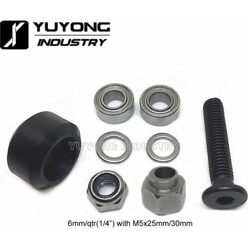 Adjustable precise CNC delrin Mini v wheel kits with eccentric spacers for v-slot system OX CNC C-Beam Open MiniMill parts