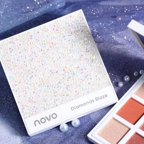 Colorful Diamond 9colors Eyeshadow Palette Matte Glitter Nude Makeup Waterproof Long lasting Pigment Eye Makeup Beauty Cosmetics