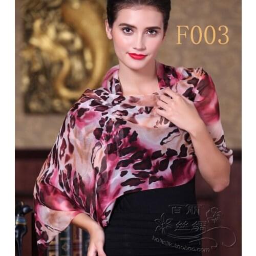 100% mulberry silk chiffon silk scarf with silk scarf F003