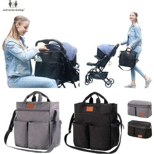 Baby Nappy Bags Backpack Stroller Hanging Bag Stroller Organizer Maternity Baby Mummy Bags Messenger Travel Bag Large Diaper Bag