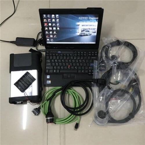 Super mb star c5 with software 2020.12 hdd installed in x200t touch screen laptop ready to use Diagnostic tool for 12v 24v