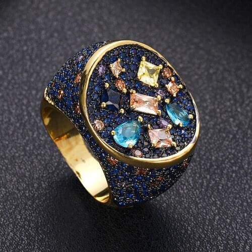 Janekelly Designer Luxury Twist Lines Geometry Cubic Zironium Engagement Dubai Naija Bridal Finger Rings Jewelry Addiction