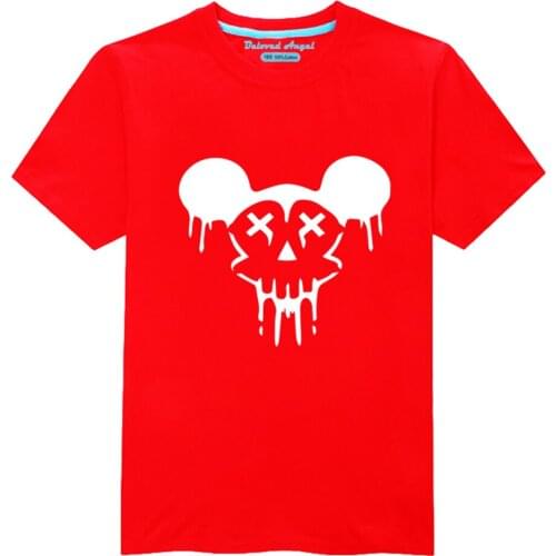 Luminous T-shirt for Kids Boys Girls T Shirt Boys Summer Short Sleeve Clothes Baby Birthdays Tshirt Christmas Children Clothing