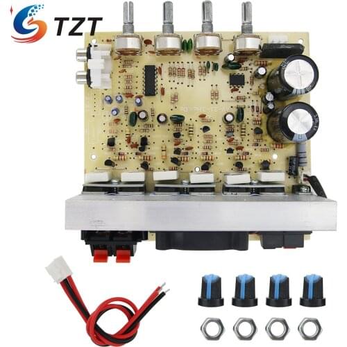 TZT 3-CH Subwoofer Amplifier Board 2.1 Amplifier Board 100W*2 + 120W*1 Fan Cooling