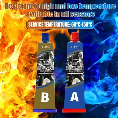 Fuel Tank Tubing Repair Glue Caster Glue Metal Plugging Glue Repair And Temperature Glue Oil Resistance U5P5