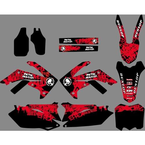 0171 Motorcycle Graphics Decals Stickers For Honda CRF450 2009 - 2012 CRF250 2010 - 2012 CRF 450 250 Background Decal Sticker