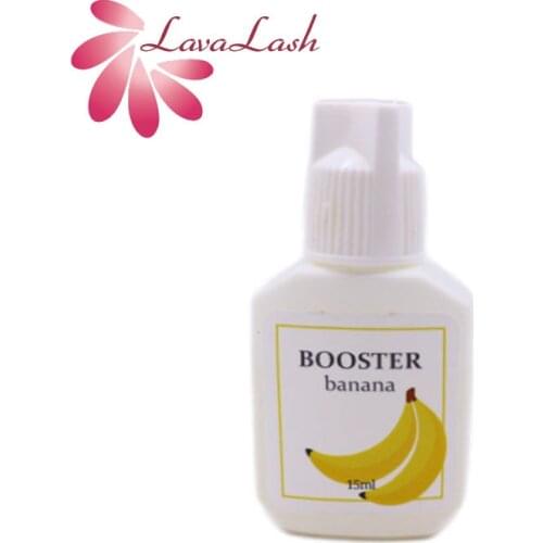 1 Bottle Eyelash Extension Glue Booster Banana Taste Korea 15ml Primer Firm Beauty Shop Makeups Tools Super Bonder Transparent