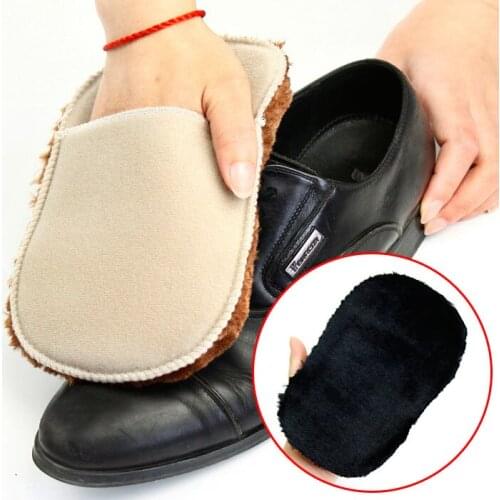 1pc Portable Flush Shoe Cleaning Gloves Multifunction Shampoo Cloth Shoe Cleaning Cloth
