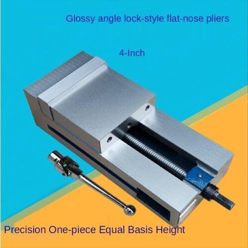 4 inch Heavy Duty Precision Vise Milling Machine One-piece/Split Flat-nose Pliers Smooth Grinding Machine Bench Vise