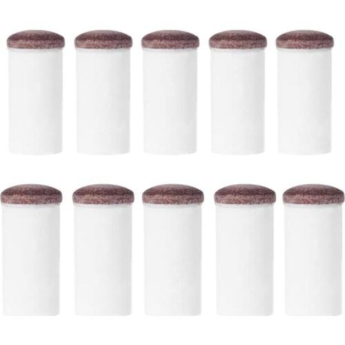 5pcs/set 11mm/ 13mm Slip-on Pool Cue Tips Billiard tools Plastic Snooker Cue Ferrule High qulity Billiards Accessories