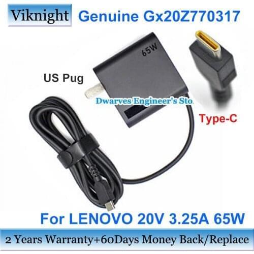US Gx20Z770317 AC Adapter 20V 3.25A 65W ADLX65YLC3A ADLX65YAC3A ADLX65YLC2A ADLX65YDC3A For LENOVO T470 T570 E480 L380 T580 L480