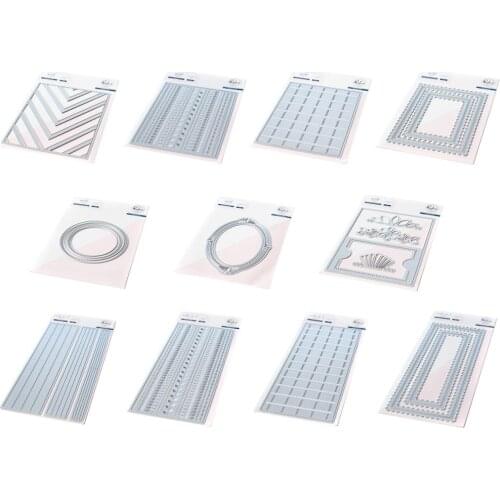 AliliArts Metal Cutting Dies stitched frame diy Scrapbooking Photo Album Decorative Embossing PaperCard Crafts Die