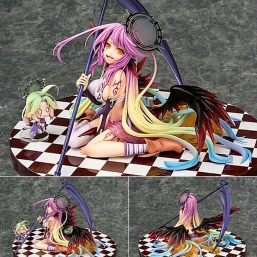 NO GAME NO LIFE Anime Jibril Sexy Girl Model Toys Cartoon Jibril Doll PVC Action Figure Toys Collection Model for Fans Gift