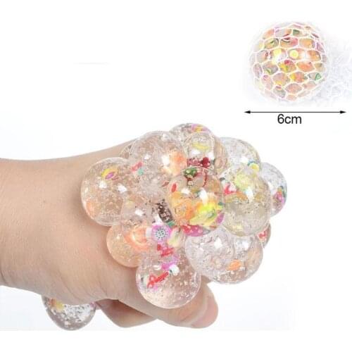 Anti-stress Squishy Ball Fruit Slice Squeeze Mood Autism Kids Adult Play Vent Toys Decompression Stress Relief Toys