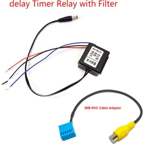 Car rear front camera power delay Timer Relay Filter Rectifier PQ MIB Conversion for VW BMW BENZ Audi Skoda Germany series