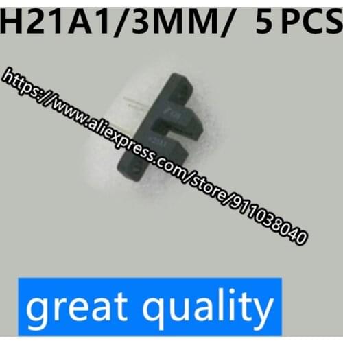 5PCS/LOT H21A1 photoelectric sensor slot photoelectric switch 3MM phototransistor imported