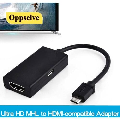 Micro USB to HDMI-compatible Cable 1080P HD Adapter MHL Video Converter For Android Device HDTV Adapters Samsung Galaxy Huawei