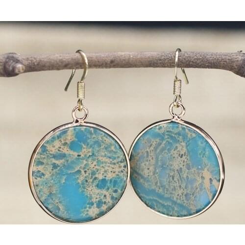 Hot Selling Natural Gem Ocean Mine Cute Elegant Charm Retro Party Birthday Anniversary Gift Earring Exquisite Jewelry for Woman