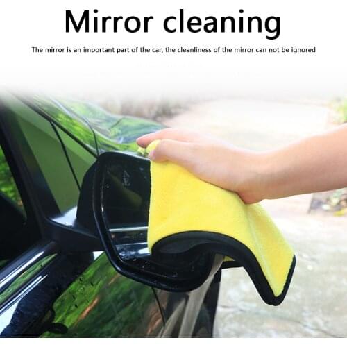 Multifunctional Car Wash Towel without Leaving Scratches After Wiping with Water-Absorbing Coral Fleece Household Cleaning Tool