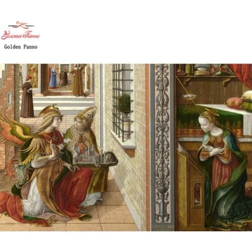 Golden Panno DMC DIY Cross stitch Needlework Sets For Embroidery kits Precise unprinted European Patterns Counted Cross-stitch