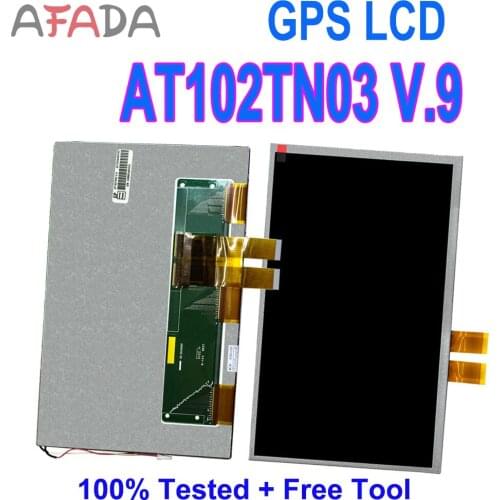 Original 10.2"inch LCD Screen AT102TN03 V.9 AT102TN03 V9 TFT LCD Display Panel Module Screen For Car DVD Navigation Freeshipping
