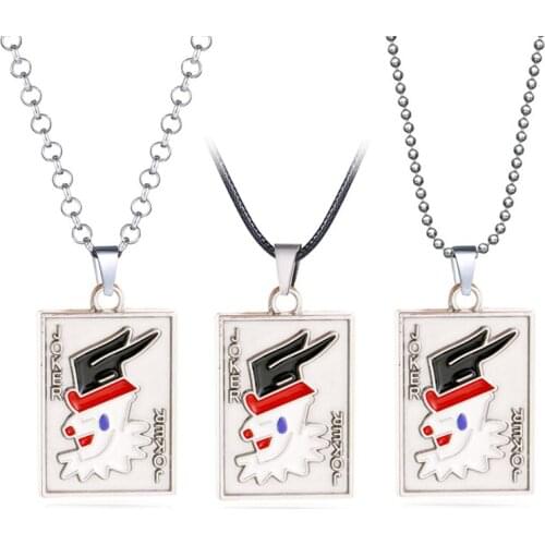 Anime Hunter x Hunter Necklace Hisoka Logo Pendant Chain Choker Necklaces Fashion Jewelry collares Gift for Men Women
