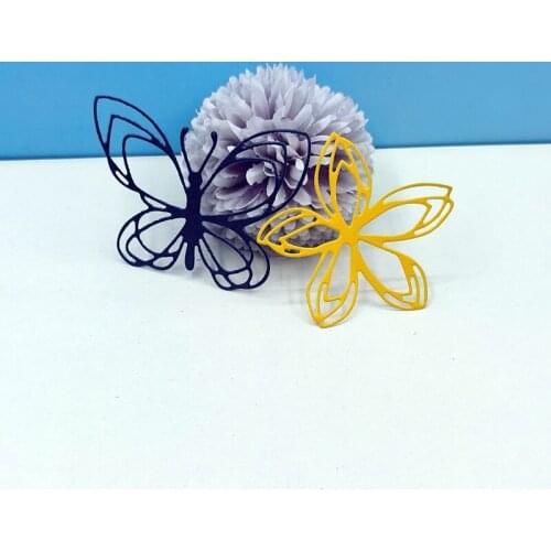 Pansy Cuting Dies Scrapbooking Embossing Folders for Card Making Craft DIY Clear Stamps and Slimline Die Cut Molds