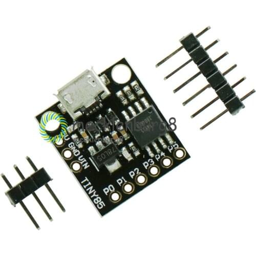 ATtiny ATtiny85 Digispark Kickstarter Micro USB Development Board Module For Arduino IIC I2C TWI SPI Low Power Microcontroller
