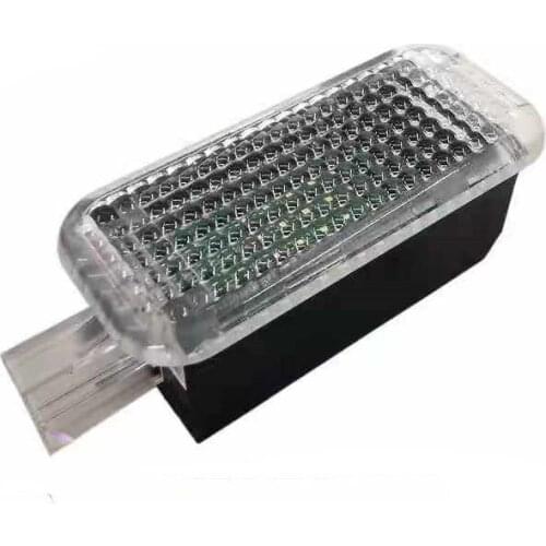 Suitable for Audi A4 A6 Q3 Q5 Q7 original car LED foot socket light door warning light warning light ground light