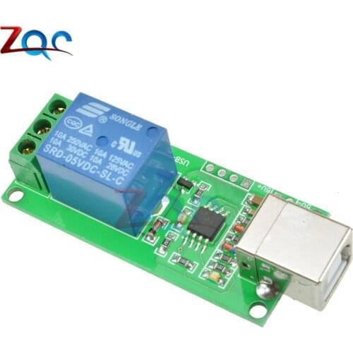 5V 1 Channel Programmable Relay USB Type-B Computer Control for Arduinio Smart Home