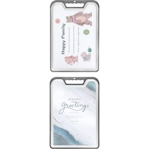 304 Stainless Steel Chopping Board Kitchen Dual-Purpose Double-Sided Fruit Chopping Board Bone Chopping Board