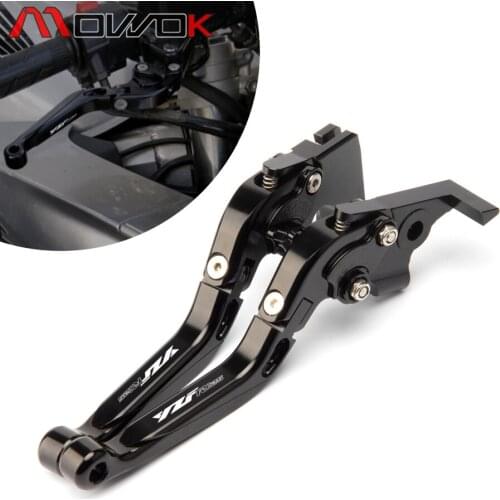 With LOGO yzfr125 For YAMAHA YZFR125 YZF R125 2008-2011 2009 2010 Motorcycle Adjustable Folding Extendable Brake Clutch Lever
