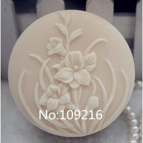 Wholesale!!1pcs Small Flowers (zx122) Silicone Handmade Soap Mold Crafts DIY Mould