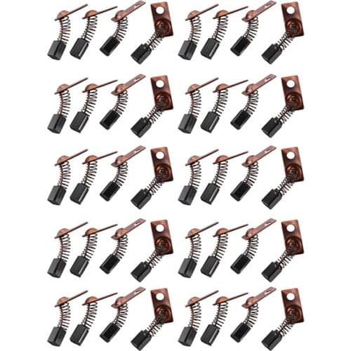 50Pcs Electric Motor Carbon Brushes Replace for Saeyang Series Grinding Machine Micromotor Handpiece 3X3X4.5mm