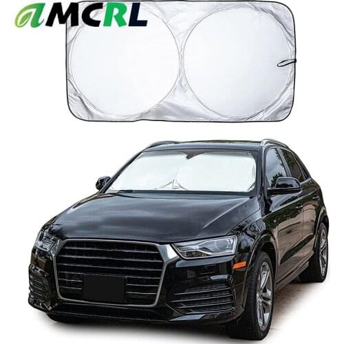 Car Windshield Sun Shade Cover for Most Sports Car Truck Suv Sun Visor Protector Foldable Car Front Window Sunshade Accessories