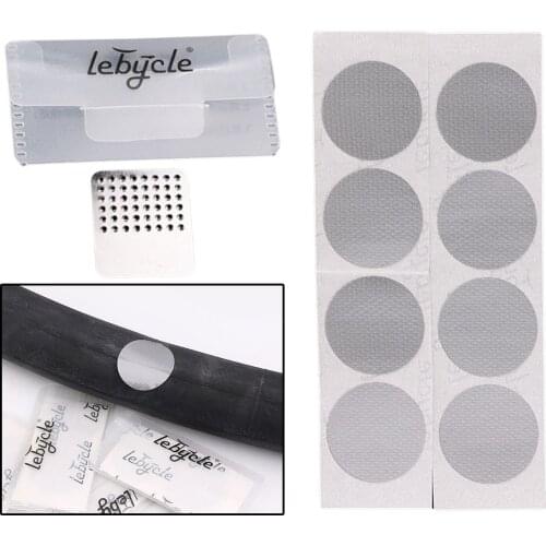 Bicycle Inner Tire Repair Kits Portable Bike Puncture Maintenance Tire Tyre Round Rubber Patch MTB Cycling Repair Tools