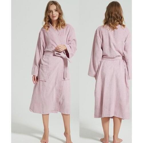 Winter Bathrobe Women Thick Warm Female Towel Fleece Kimono Robe Lovers Couple Nightgown Bath Gown Sleepwear Large Nightwear