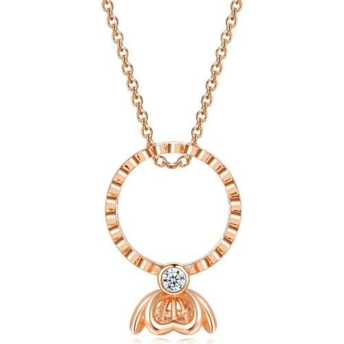Fashion Flower Pendant Necklaces For Women Collar Choker Chain Gold Color Charms Necklace Korean Style Accessories Jewelry N440