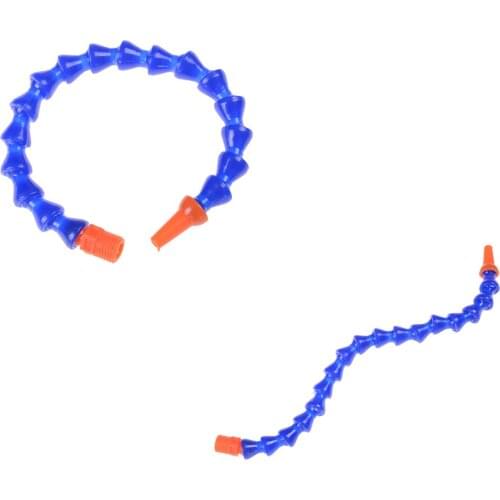 1pcs 300mm Adjustable Universal Lathe Plastic Flexible Water Oil Coolant Pipe Hose Round Nozzle 1/4 Spark Plug Tube Condenser