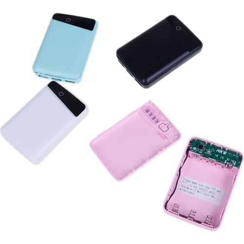 1PC 5V 1A 3 USB Ports Power Bank Case Kit DIY 3x 18650 Battery Charger External Box For Mobile Phones 4 Colors