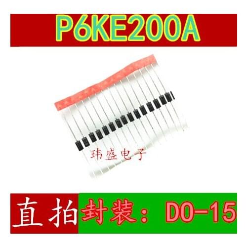 10pcs P6KE200A DO-15 DO-15